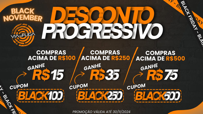 BLACK NOVEMBER DESCONTO PROGRESSIVO