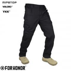 CALÇA TÁTICA COMBAT 905 PRETA - FOR HONOR