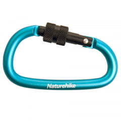 MOSQUETÃO CHAVEIRO NATUREHIKE SCREW 8 CM AZUL