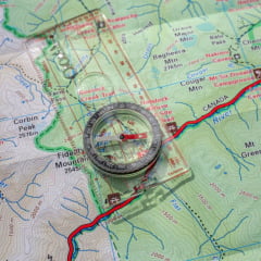 BUSSOLA DELUXE MAP COMPASS COGHLANS