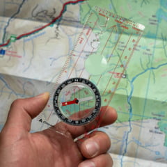 BUSSOLA DELUXE MAP COMPASS COGHLANS