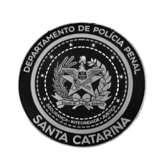 DISTINTIVO EMBORRACHADO DEPARTAMENTO DE POLICIA PENAL SC