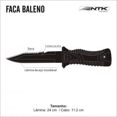 FACA BALLENO PESCA & AVENTURA - NTK