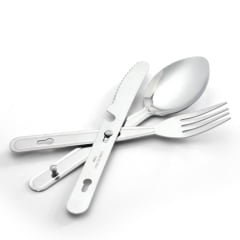 KIT DE TALHERES AÇO INOX COM CLIPE CUTLERY COGHLANS