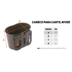 CANECO PARA CANTIL POLIPROPILENO RIVER