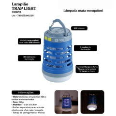 LAMPIÃO TRP LIGHT ANTI INSETO NTK