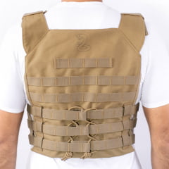 COLETE PLATE CARRIER COURAÇA COYOTE BR FORCE