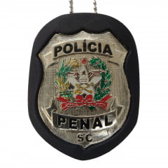 DISTINTIVO POLICIA PENAL SC PRATEADO