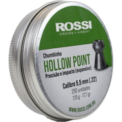 CHUMBINHO HOLLOW POINT 5,5MM 250UN - ROSSI