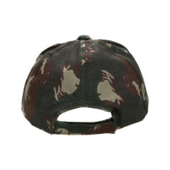 BONÉ MILITAR RIP STOP CAMUFLADO EB COM PATCH CIGS APLICADO