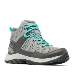 BOTA FEMININA GRANITE TRAIL MID WP GREY TI / BRIAQUA COLUMBIA