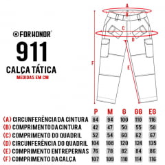 CALÇA TÁTICA COMBAT 911 WOODLAND - FOR HONOR