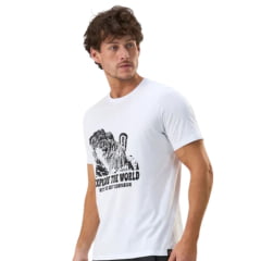 CAMISETA BLACK NEEDLES MASCULINA BRANCA ALPEN