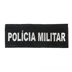 TARJETA IDENTIFICAÇÃO POLÍCIA MILITAR PRETA PEQUENA - WTC