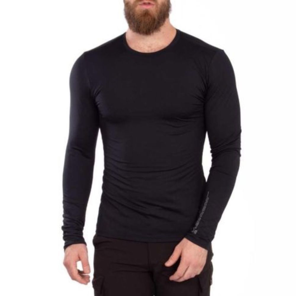 CAMISETA SEGUNDA PELE THERMIC UV50+ MASCULINO PRETO - ALPEN