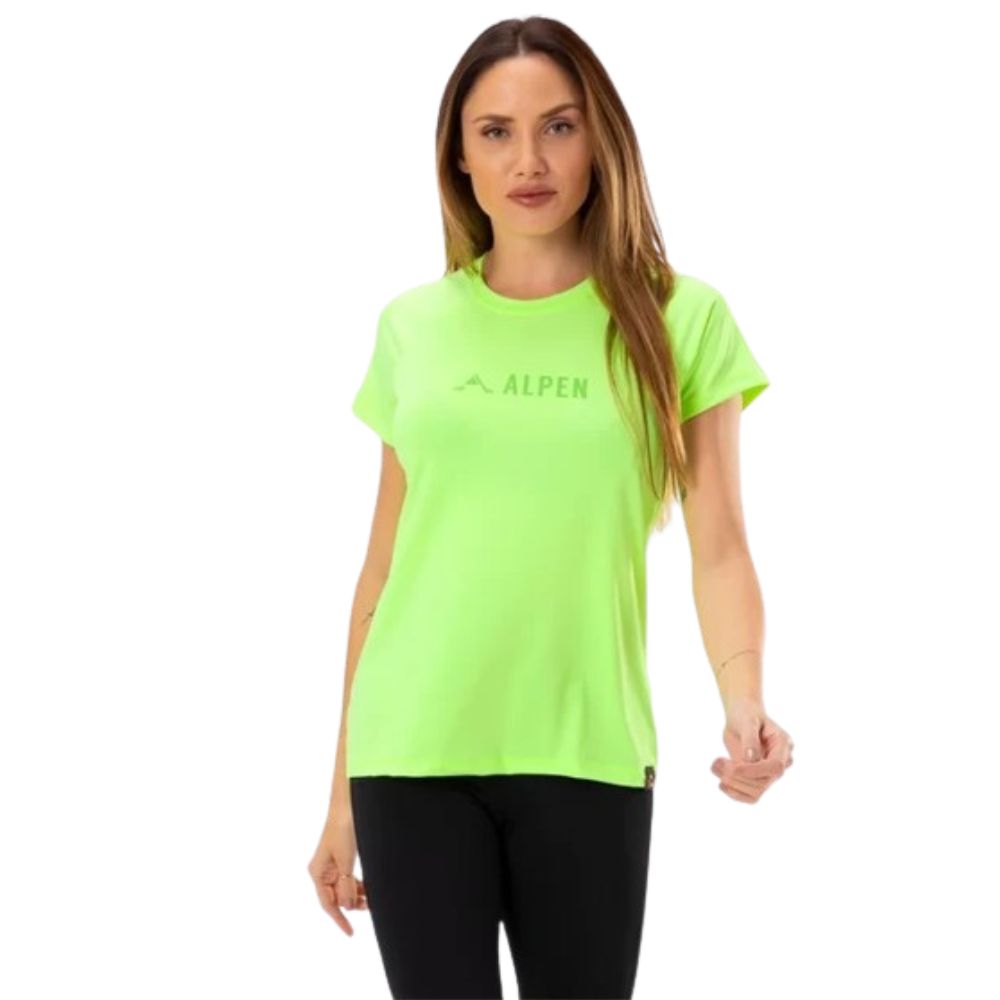 CAMISETA UV50+ DRY RAGLAN FEMININA VERDE TROPICAL - ALPEN