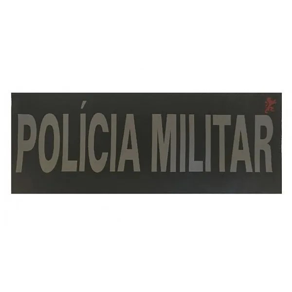 TARJETA IDENTIFICAÇÃO POLÍCIA MILITAR PRETA - WTC